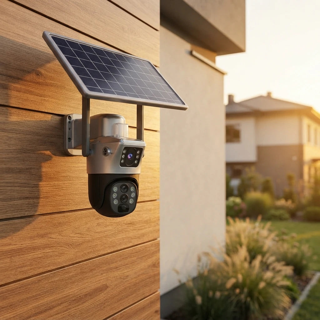 Caméra de Surveillance Solaire PTZ WiFi – Zoom 10X