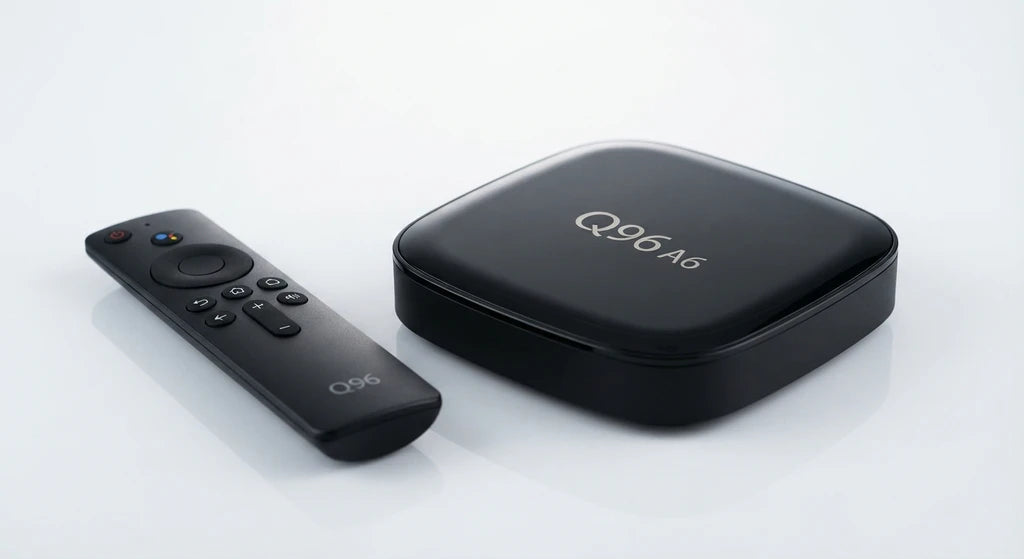 Boîtier TV Android Z6 mini avec télécommande vocale Google Assistant