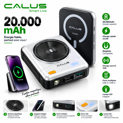 CALUS Smart Live – Power Bank Magnétique MagSafe