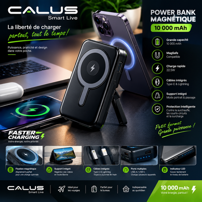 CALUS Smart Live – Power Bank Magnétique MagSafe