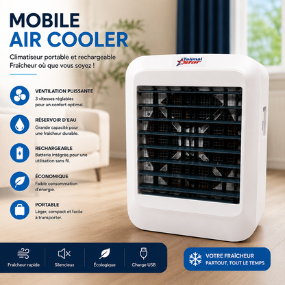 Climatiseur mobile rechargeable Telimani Star
