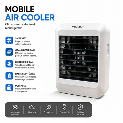 Climatiseur mobile rechargeable Telimani Star