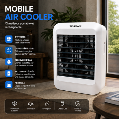 Climatiseur mobile rechargeable Telimani Star