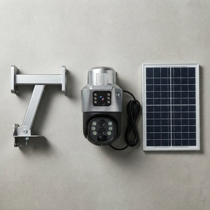Caméra de Surveillance Solaire PTZ WiFi – Zoom 10X