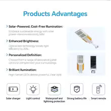 Lampadaire solaire LED tout-en-un 300W