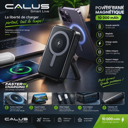 CALUS Smart Live – Power Bank Magnétique MagSafe